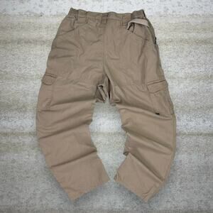 Vintage 90s 5.11 Tactical Pants 38x32 Baggy Wide Leg Tan Cargos Military Grade